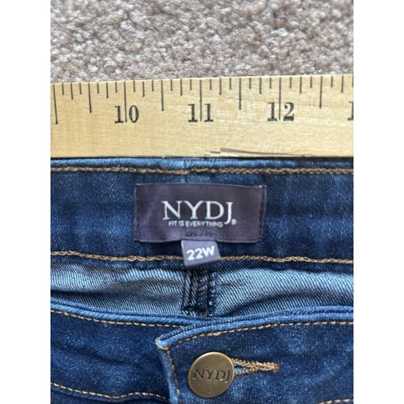 NYDJ Barbara Bootcut Blue Jeans 22W Stretch Slimming - Picture 4 of 9